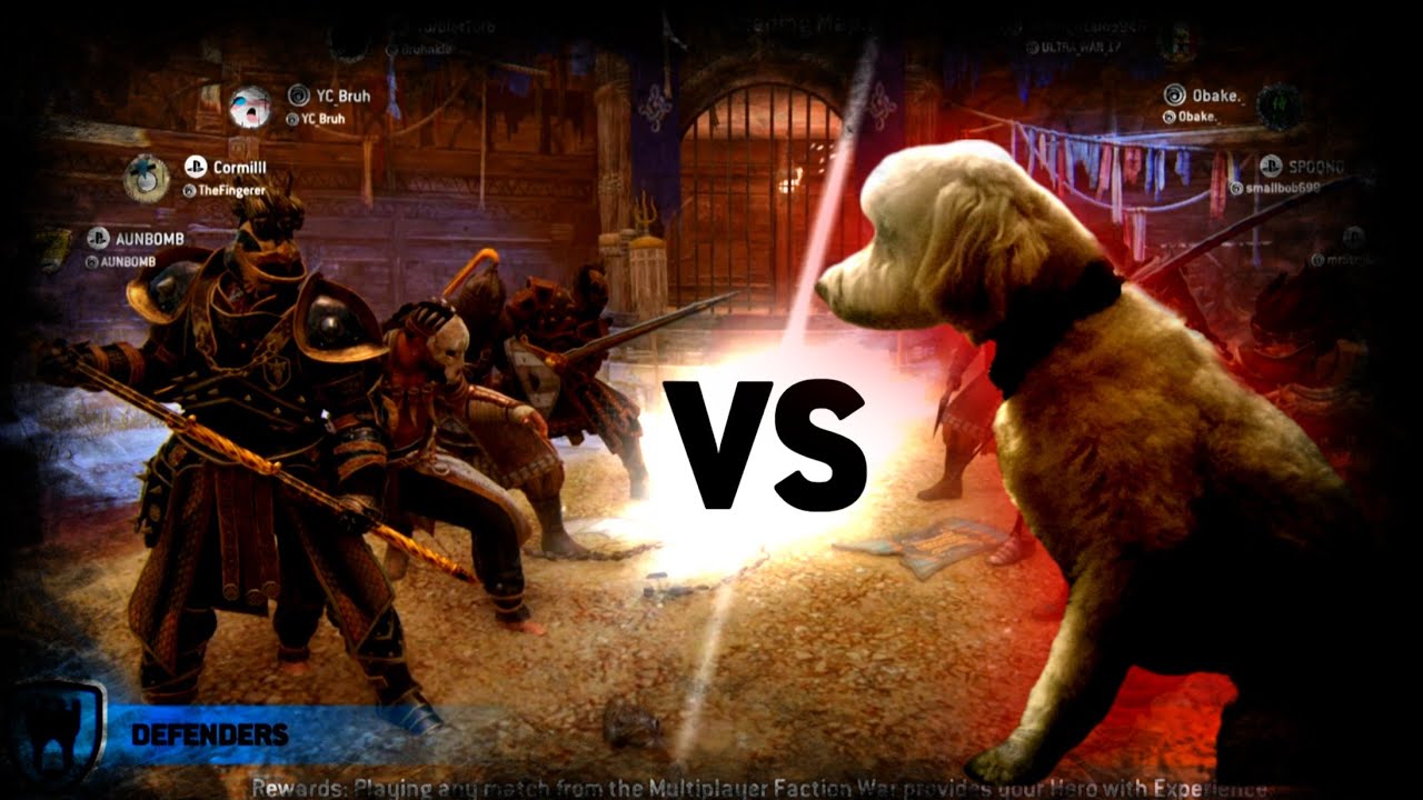 Ray the dog (skinwalker) creepypasta - A For honor funtage