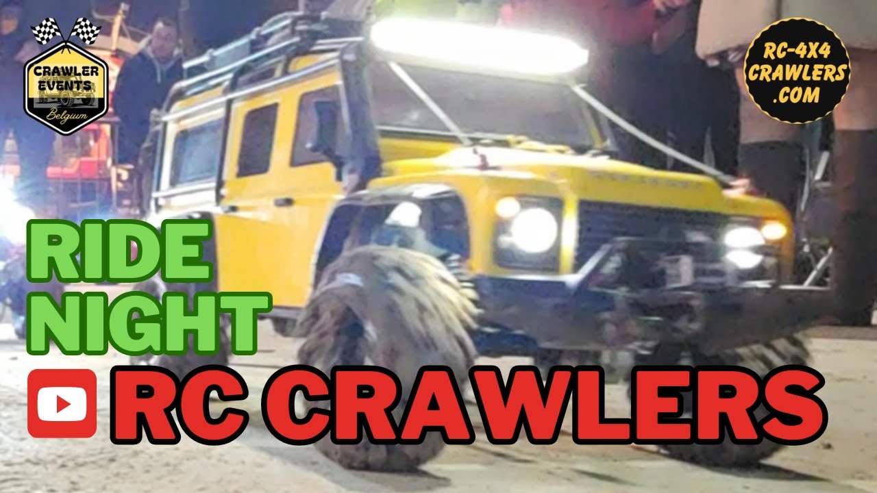 Фестиваль RC гусениц в Эринне 2024: 4x4 ночная поездка и масштабирование фестиваль RC-скалеров