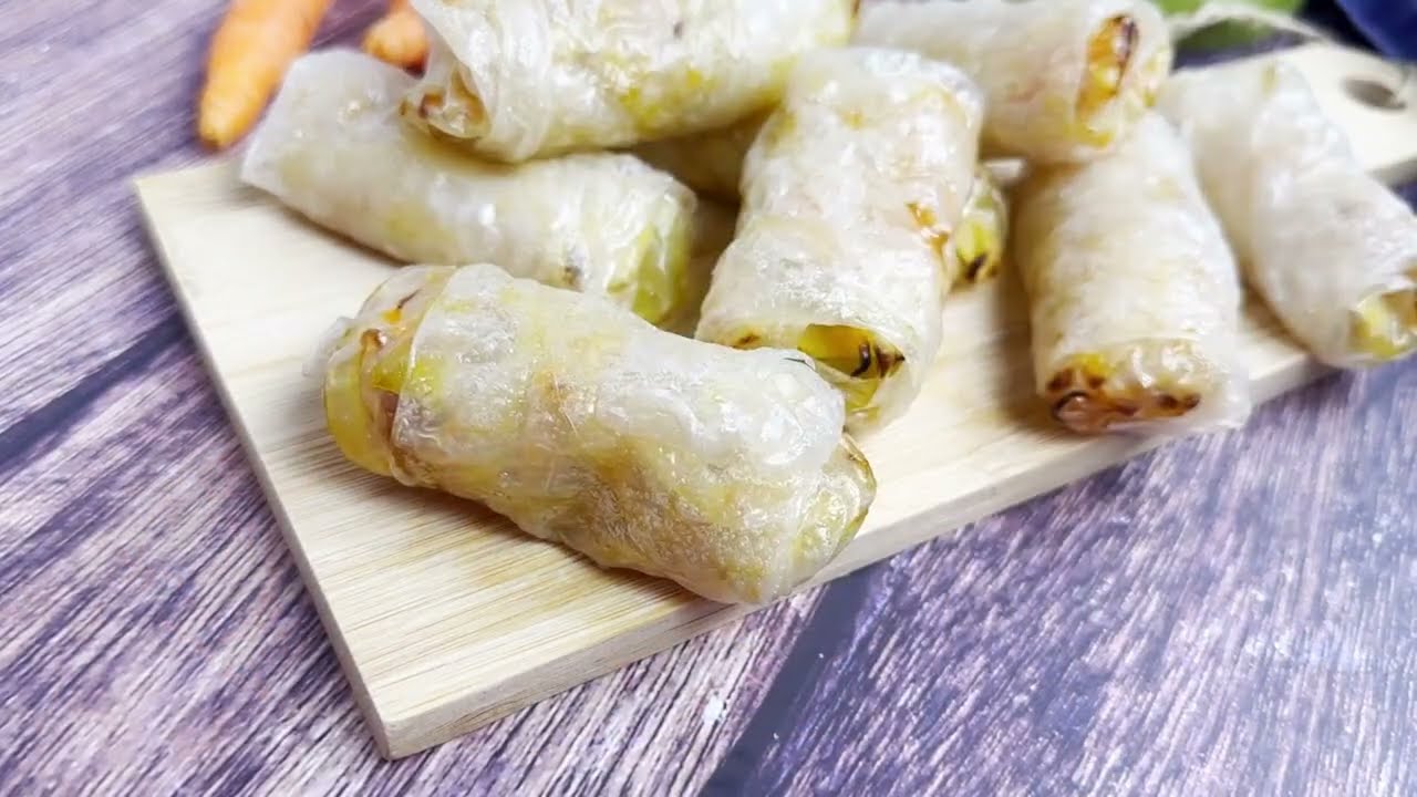 INVOLTINI PRIMAVERA IN FRIGGITRICE AD ARIA: croccantissimi, preparali con POCHISSIMO OLIO!