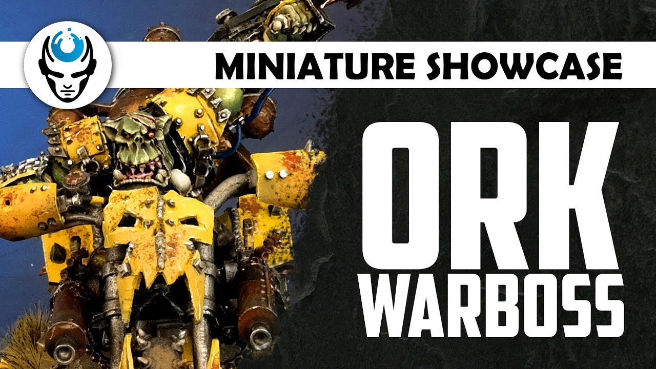ORK WARBOSS ON BIKE - LVL 5 MINIATURE SHOWCASE 4K