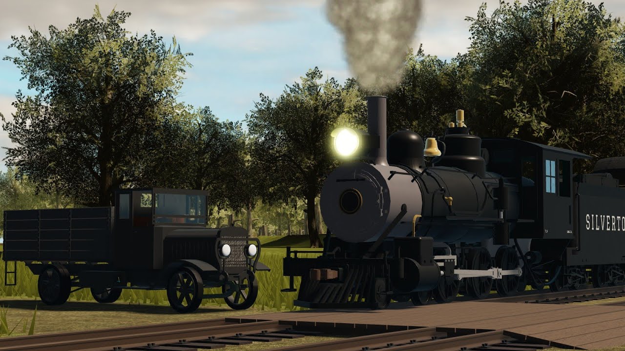 Roblox | The Silverton steam loco on passenger run