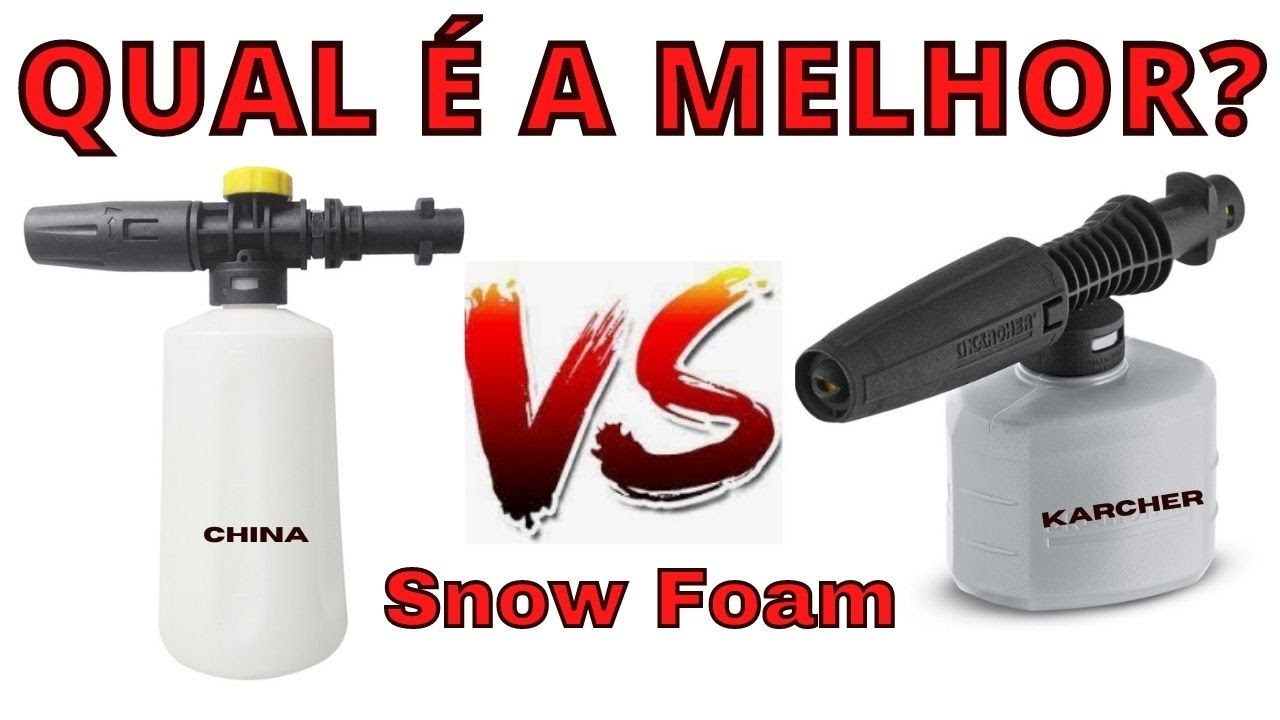 Snow Foam da Shopee vs Snow Foam da Karcher Qual é a Melhor ?
