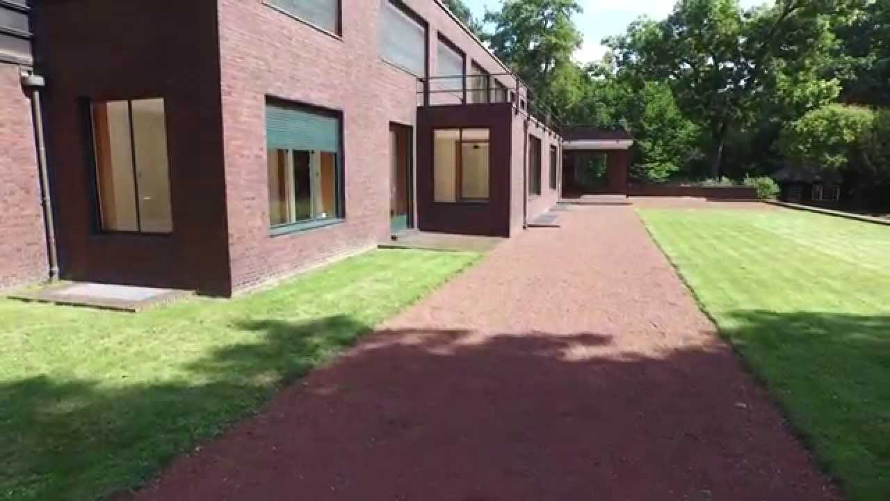 Haus Lange und Haus Esters aus der Luft - Mies van der Rohe - Bauhaus