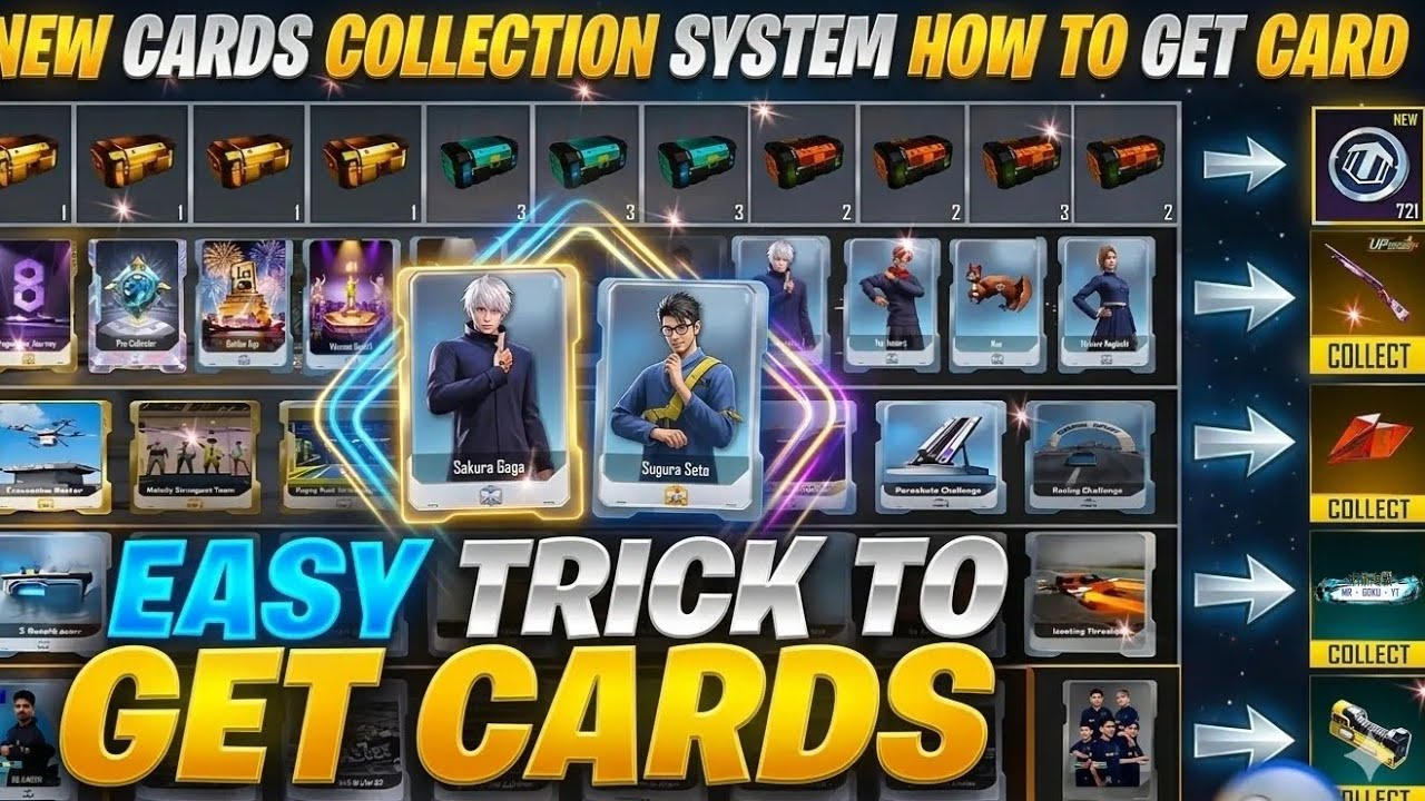 Free Permanent Upgradable Skin 😱 | New Cabin Display Name Guide | Collect Cards Fast | PUBGM