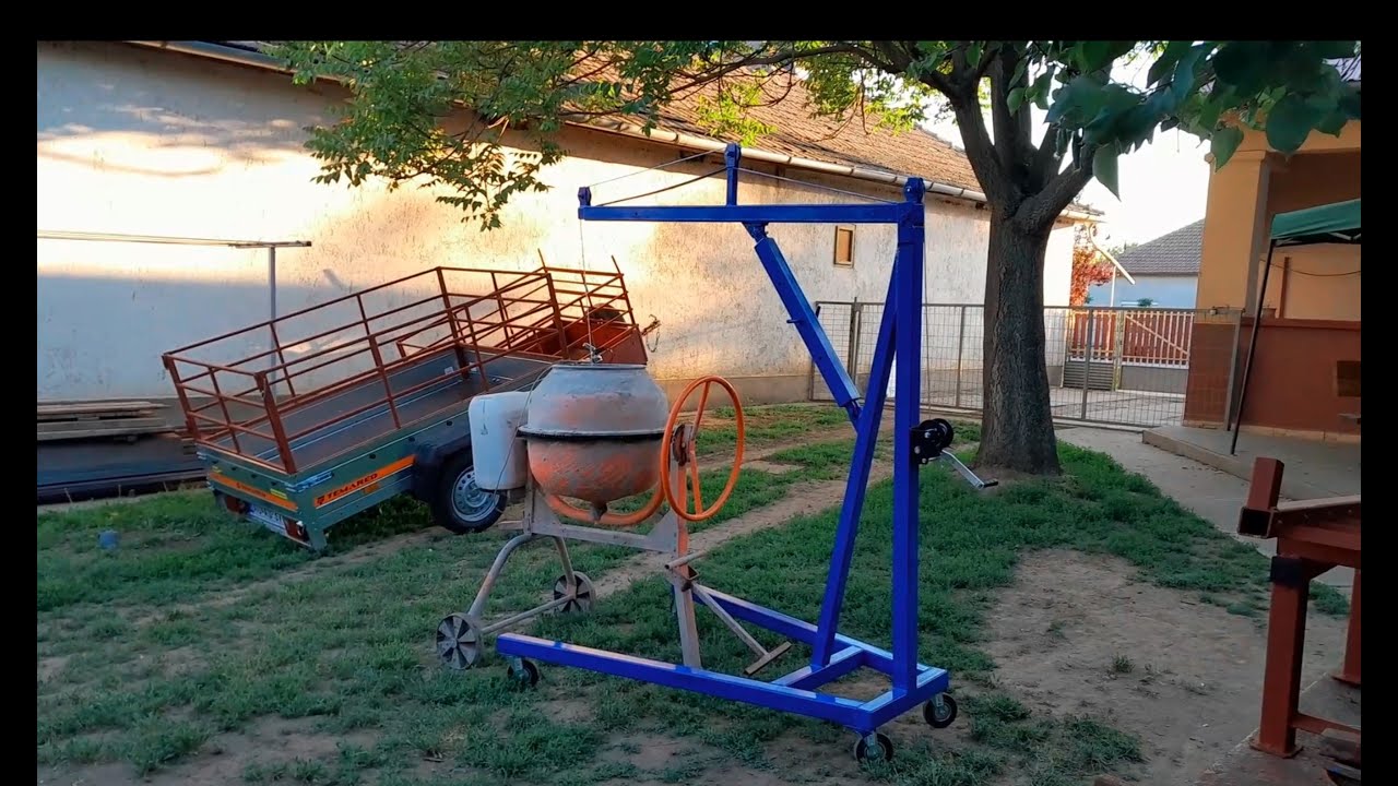 Motorkiemelő zsiráf csörlős változat házilag otthon