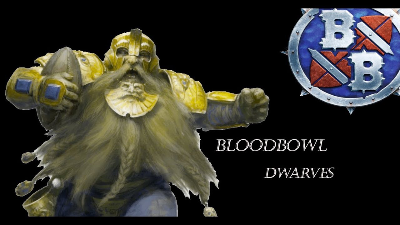 BloodBowl Dwarves Team. Ready For The Field, Quick and Easy.