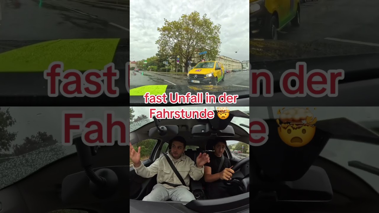 fast Unfall in der Fahrstunde 🥲 