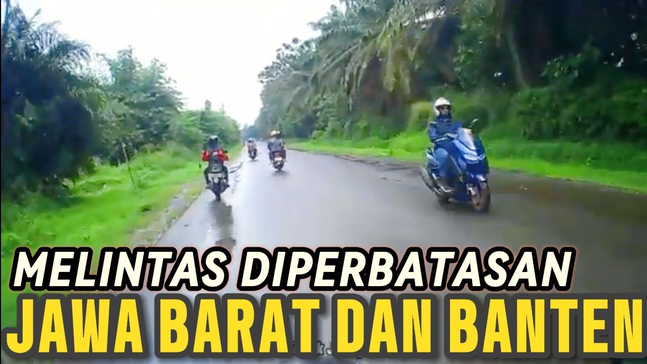 MOTORAN PAGI MELINTAS DIPEBATASAN JAWA BARAT DAN BANTEN