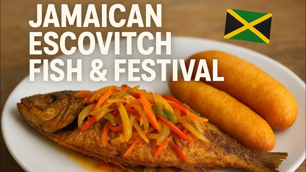 Настоящий ямайский рецепт рыбы и фестиваля &laquo;Эскович&raquo; | Просто и вкусно 🇯🇲
