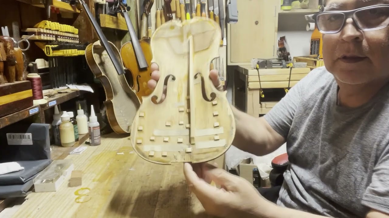 Reparacion de tapa de violin y mas video#85