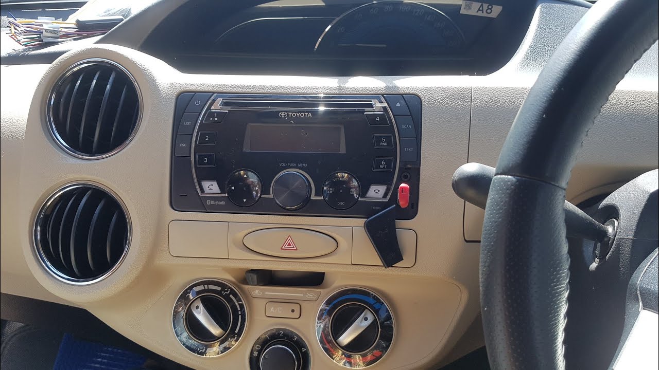 how to installation Toyota car music system wiring diagram Innova crysta Etios