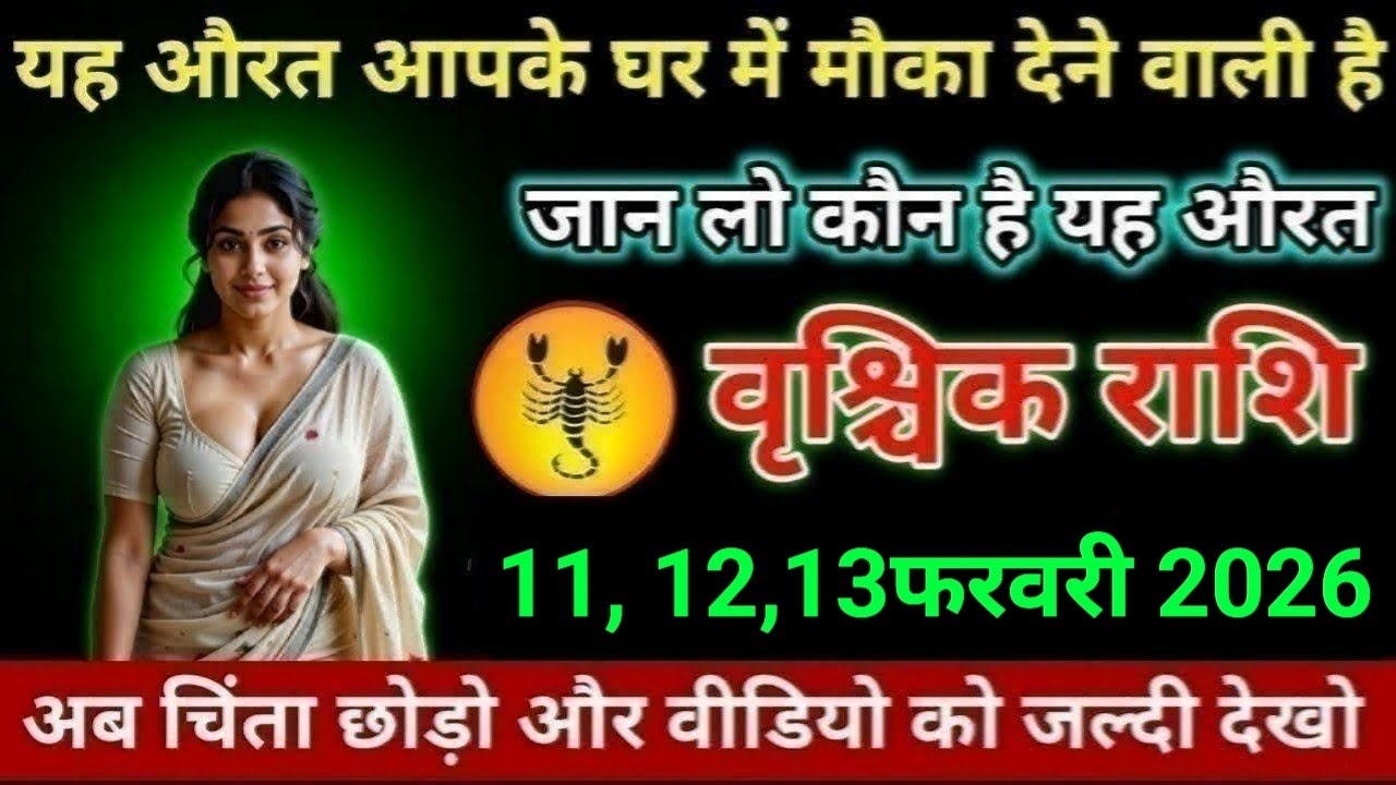 वृश्चिक राशि यह औरत आपके घर में मौका देने वाली है जान लो कौन है यह औरत Vrishchik Rashi