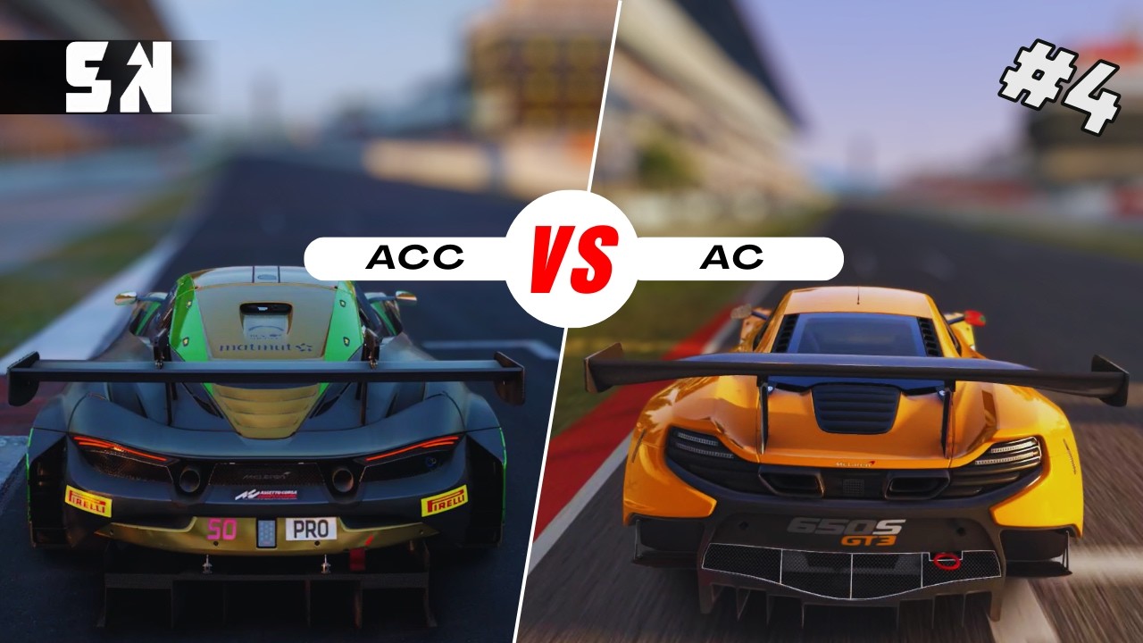 AC vs ACC #4 - McLaren GT3 at Catalunya: Which is Better?