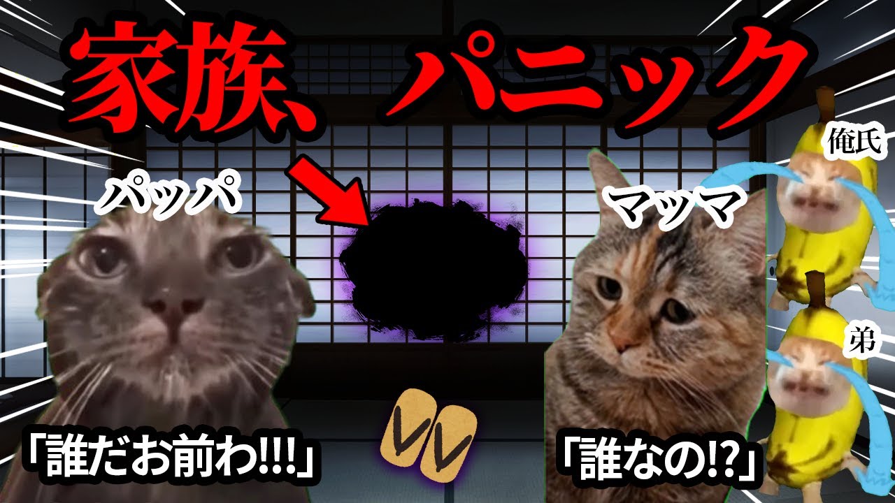 家族で田舎のおばあちゃん家に行ったら何かいた話 #猫ミーム #猫マニ #ホラー
