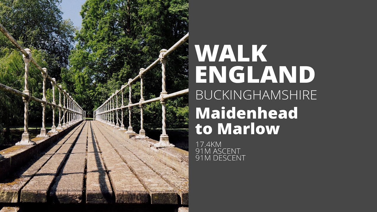 WALK ENGLAND: Maidenhead to Marlow (Timelapse) swcwalks,  swcwalk56