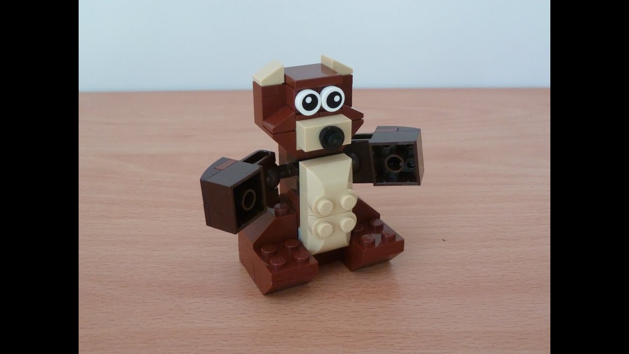 Lego how to build a bear Model from Lego Club