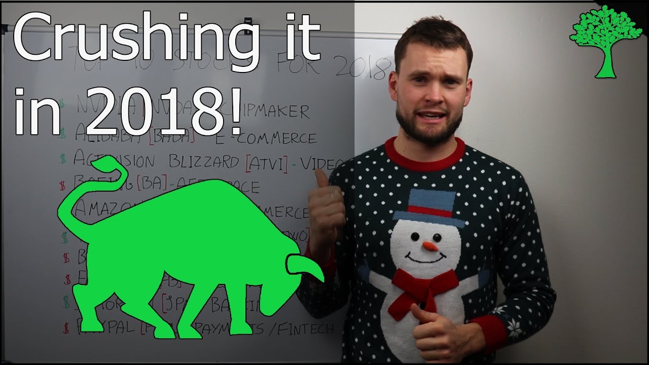 Top 10 Stocks to buy in 2018! [Stock market tips]
