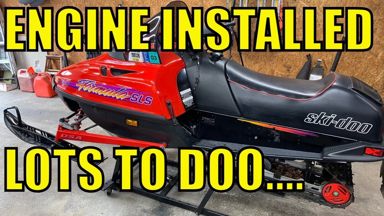 Установка двигателя ROTAX 670 на SKI-DOO Formula SLS 500 1996 года выпуска