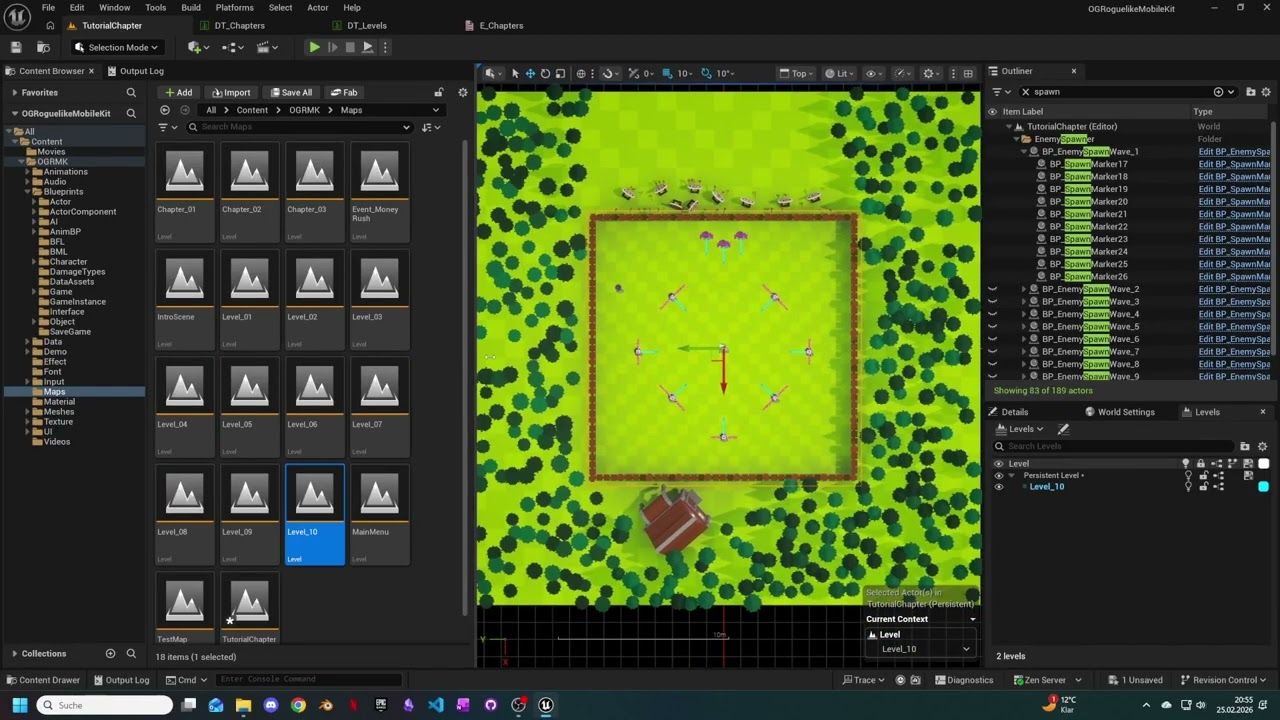 Add a new Chapter or Level | OG Roguelike Mobile Kit
