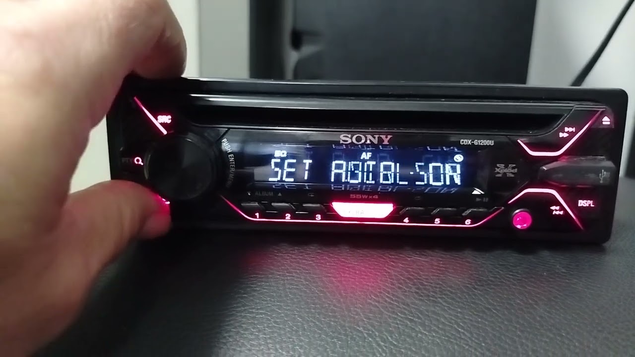 Sony cdx-G1200U 