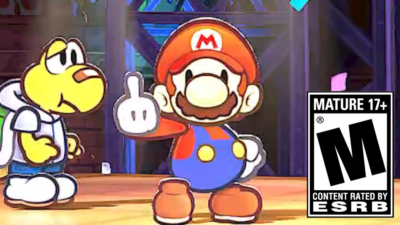 Mario Middle Finger Compilation [Paper Mario: The Thousand-Year Door]