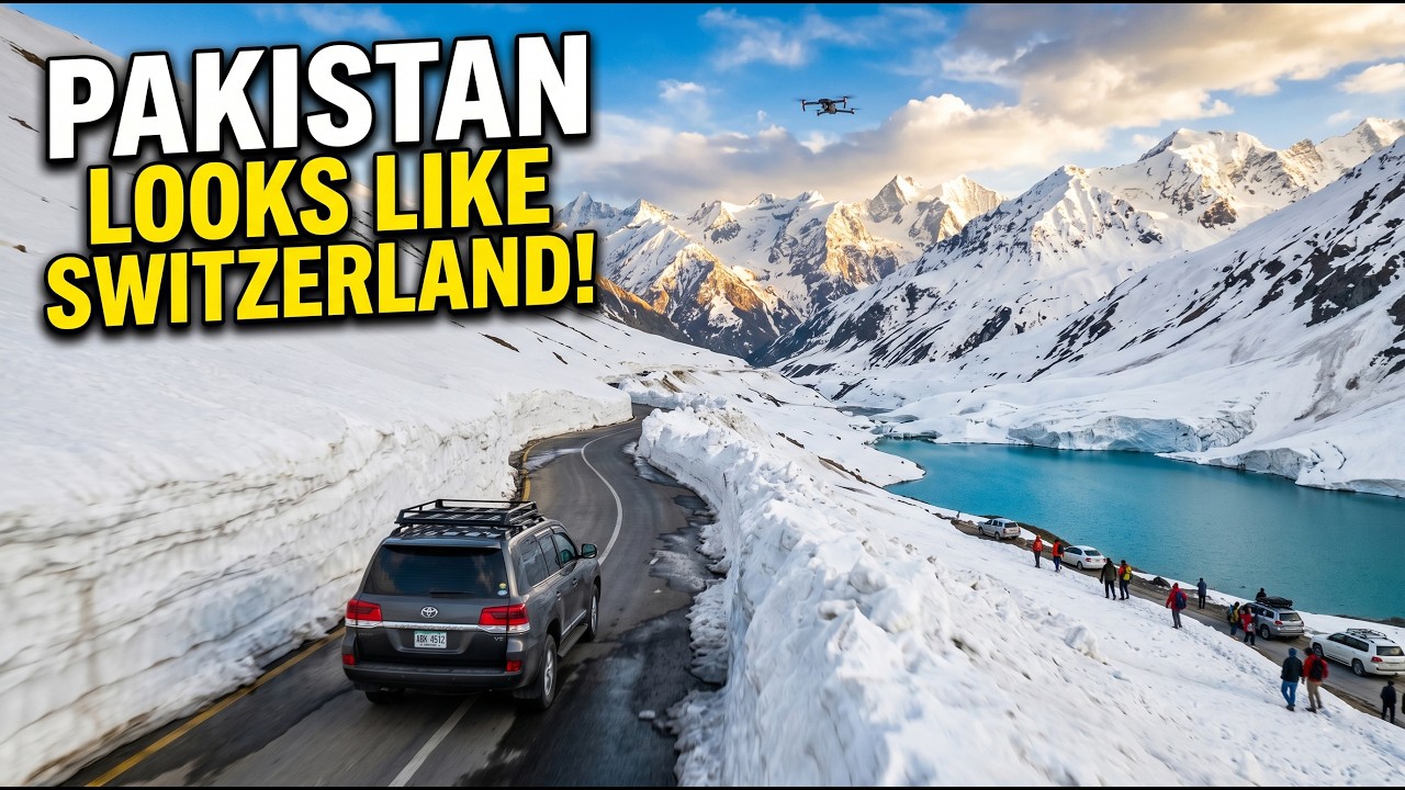 Is This Really Pakistan? 🇵🇰❄️ Lulusar Lake to Babusar Top | Giant Snow Walls & Glaciers | June 2026