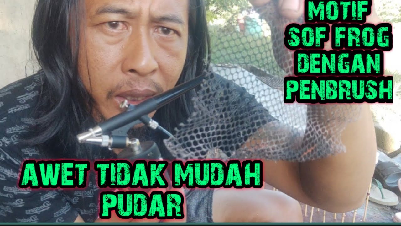 spray guns/pen brush yang cocok buat maker sof frog