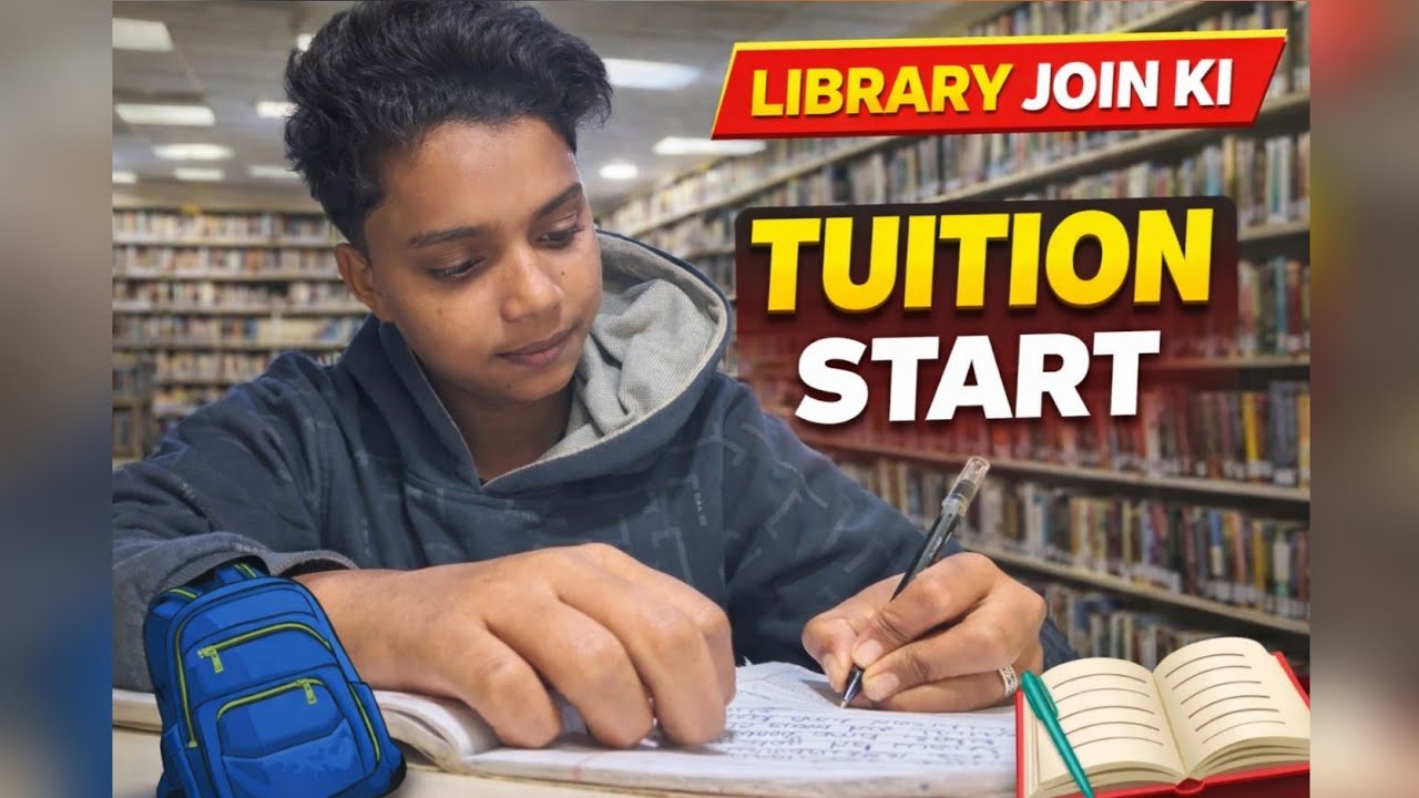 Library Join Kar Li 😍 | Study Motivation Vlog 📚✨