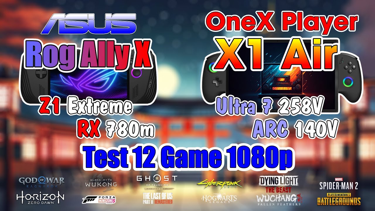 ONE XPLAYER X1 AIR vs ASUS ROG ALLY X: THE ULTIMATE HANDHELD GAMING SHOWDOWN!