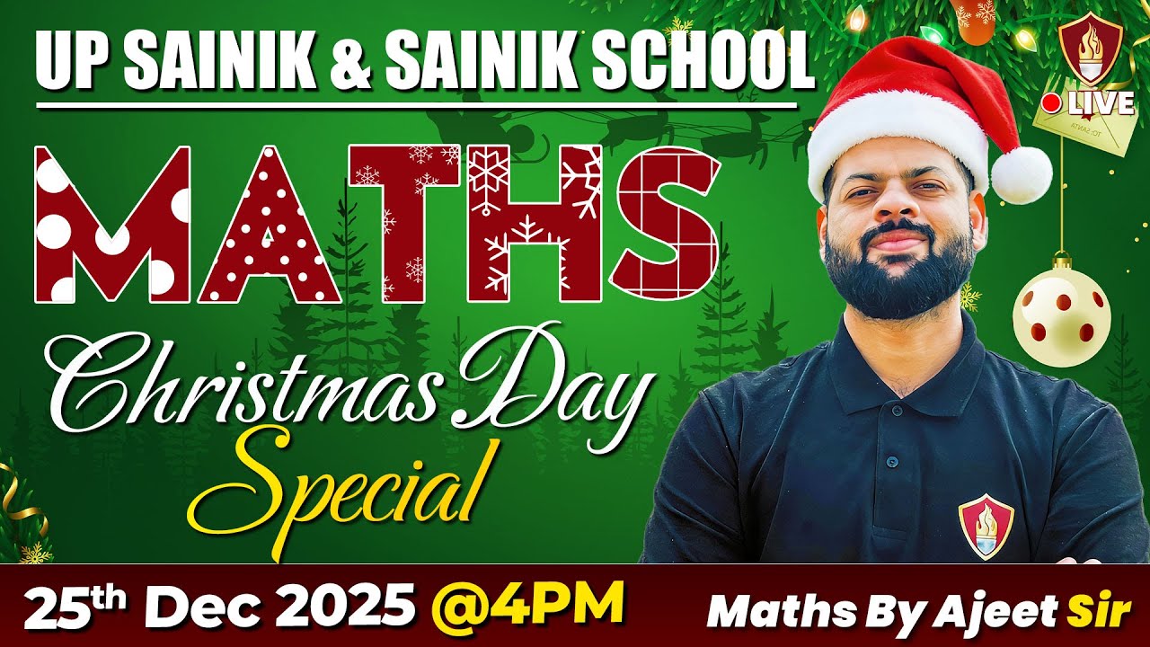 Maths Important Questions 2025 | Sainik School Coaching & UP Sainik | Math Class 6