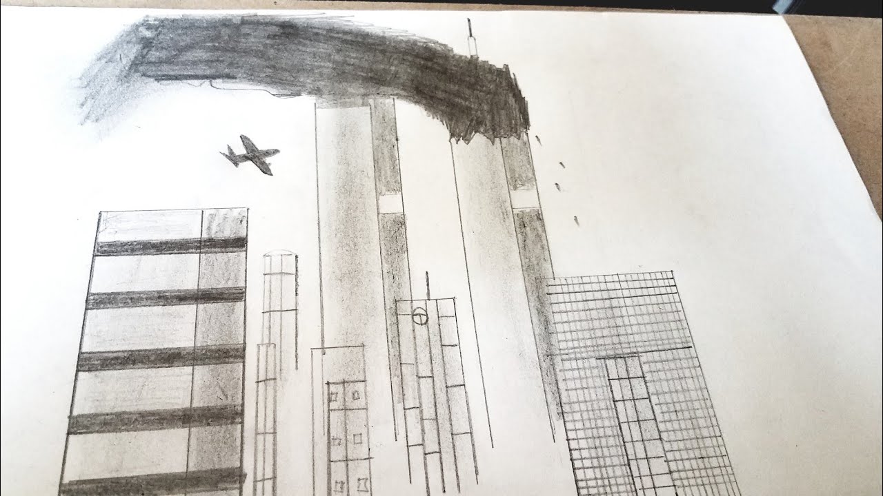 World Trade Center || 9-11 in America || DRAWING PHASE