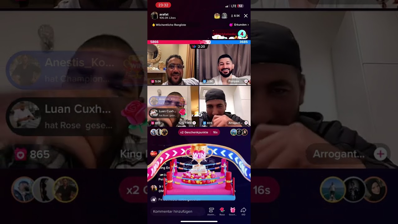 ARAFAT - ENGELSGESICHT - RAMBO - TIKTOK LIVE