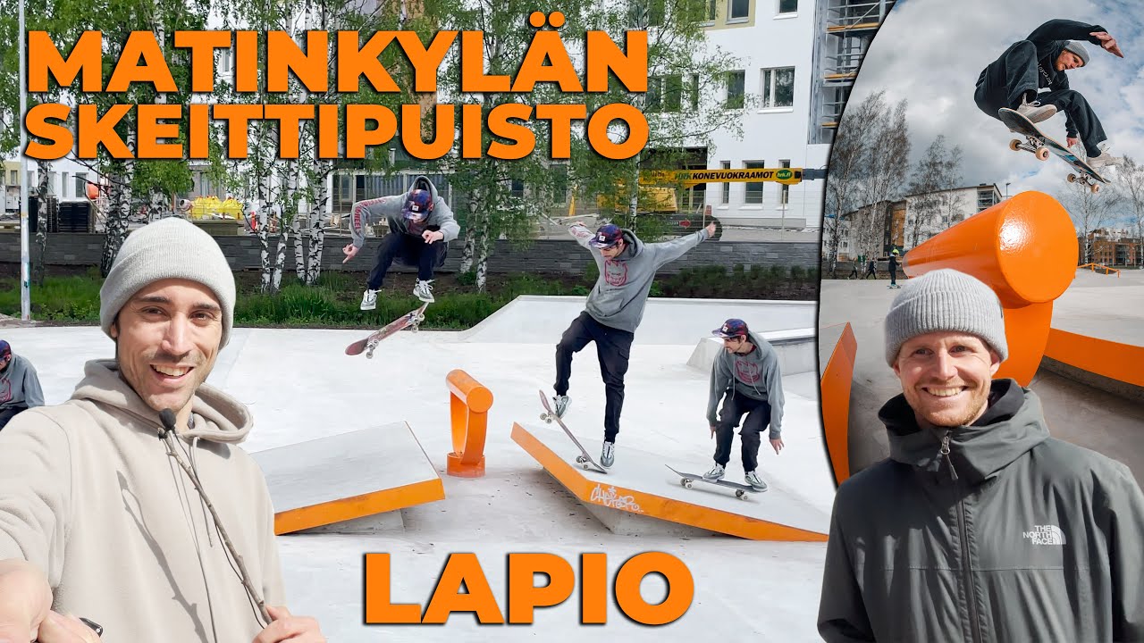 MATINKYLÄN SKEITTIPUISTO ESITTELYSSÄ | Skeittipuistot Suomessa