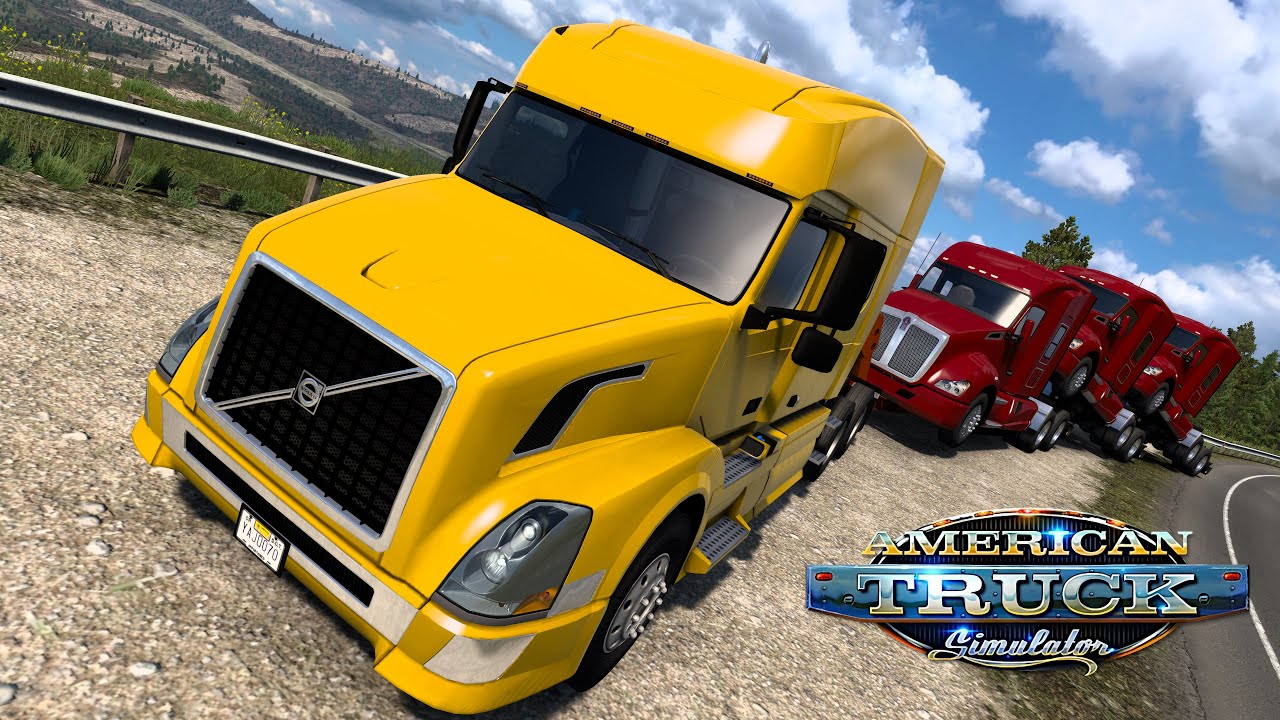 Мегадоставка грузовиков через все Штаты. Портленд - Батон-Руж ➣ American Truck Simulator #324