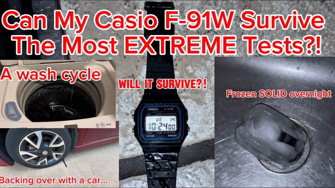 Выдержат ли мои часы Casio F-91W самые экстремальные испытания?! Лучшие бюджетные часы всех времен?!
