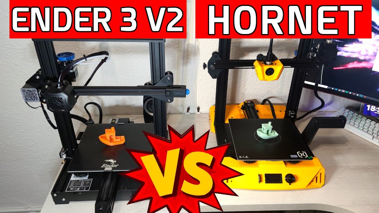 Artillery Hornet vs Ender 3 V2 - COMPARATIVA ✅ ¿Cual es mejor impresora 3D?