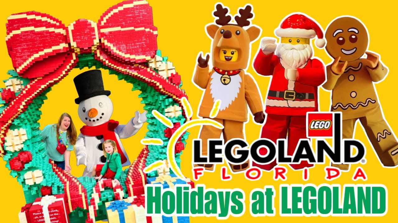 Праздники 2025 в LEGOLAND • Угощения, шоу, персонажи и многое другое #legoland #legolandflorida #...