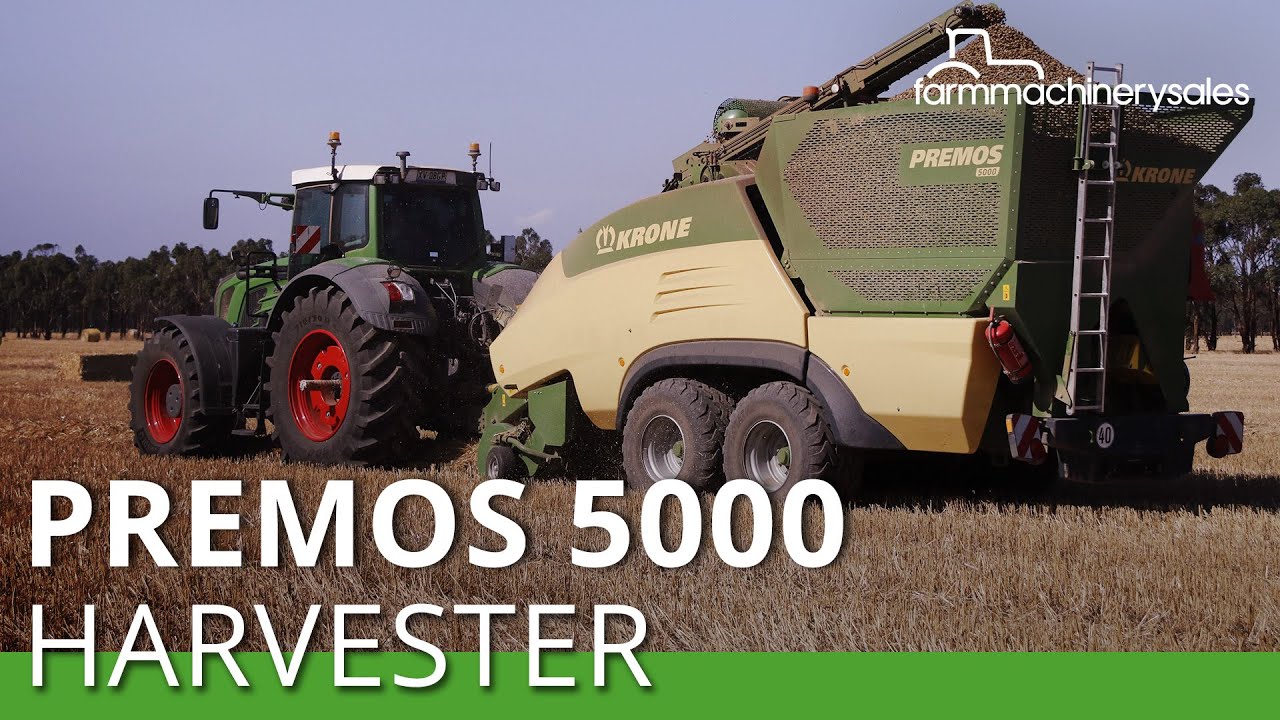 Krone Premos 5000 mobile pellet harvester launch