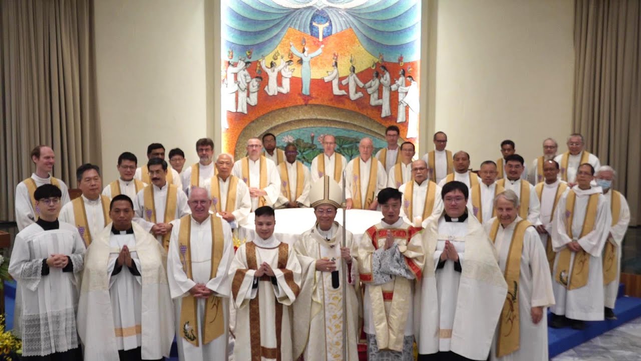 聖言會黃博敏修士領受執事聖秩禮儀