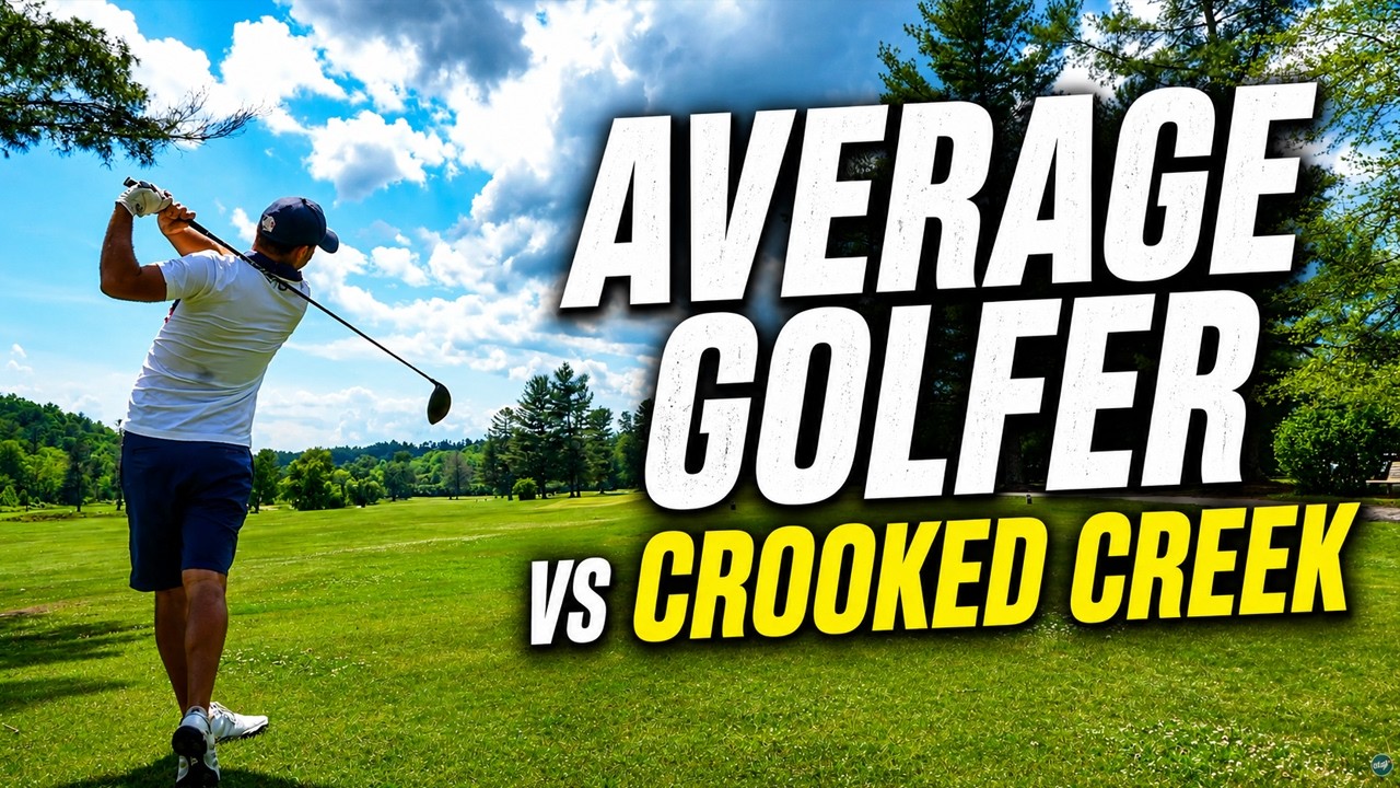 AVERAGE GOLFER takes on CROOKED CREEK | Front 9 Course Vlog with Shot Travers