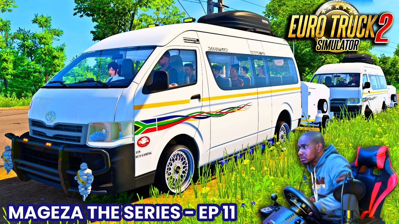 Mageza The Series Ep.11 | Toyota Quantum Taxi Convoy in Euro Truck Simulator 2 Logitech G29 Gameplay