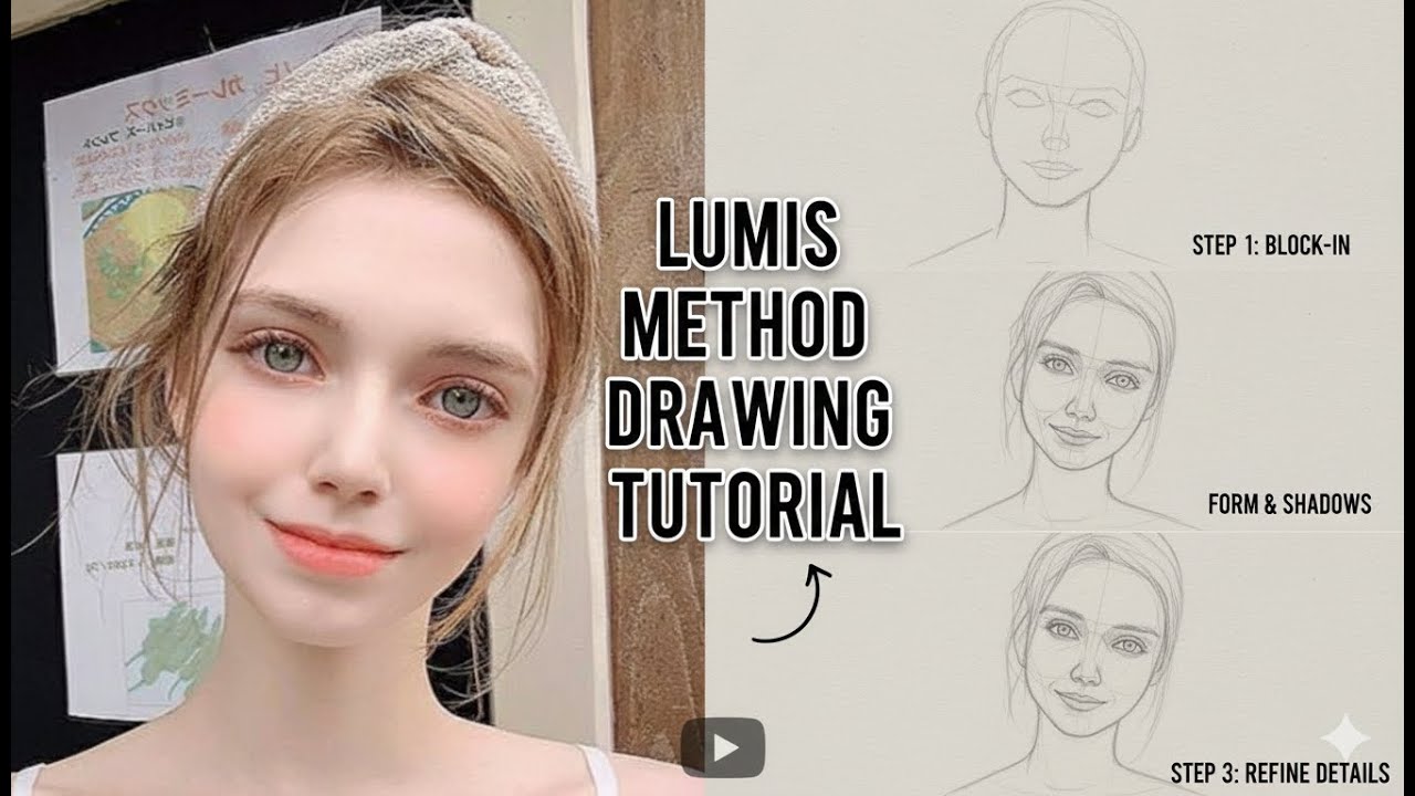 Unlock the Loomis Method: Draw Any Face Perfectly Step-By-Step