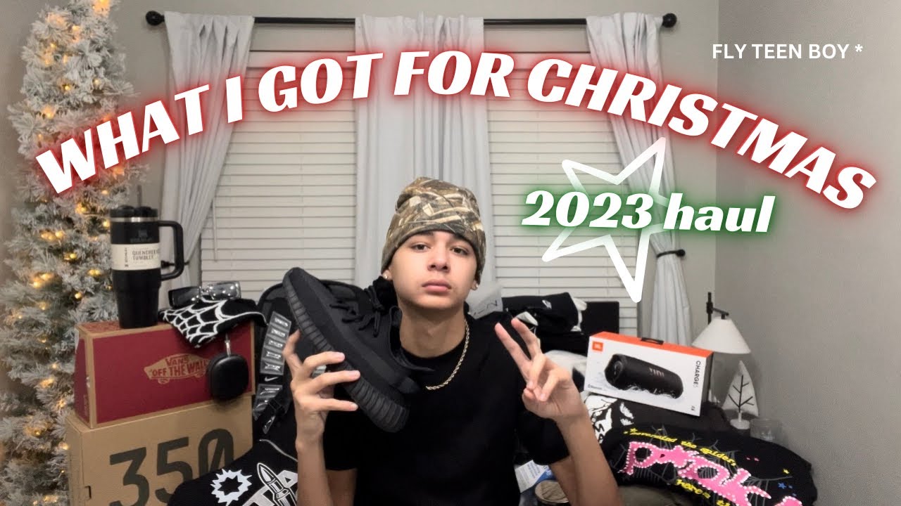 WHAT I GOT FOR CHRISTMAS 2023 *teenage boy edition*