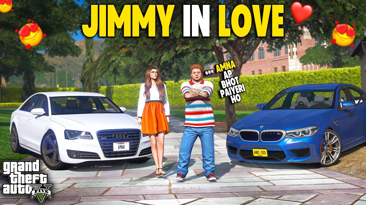 Jimmy is in love with Amna | Jimmy Ki Love Story #2 | GTA  5 Pakistan