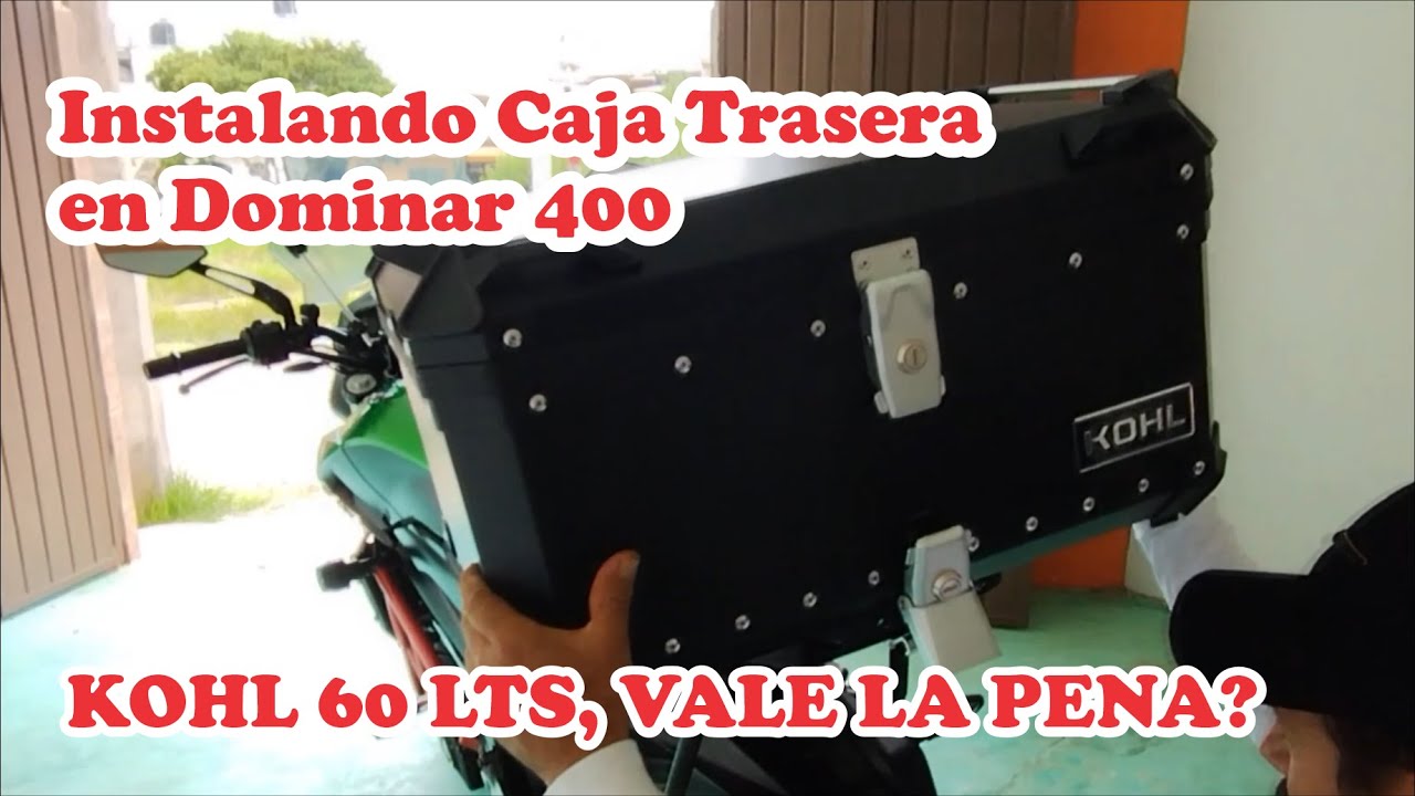 Instalando caja Kohl 60 lts. en Dominar 400 Más resiste y seguro || Betocross ||