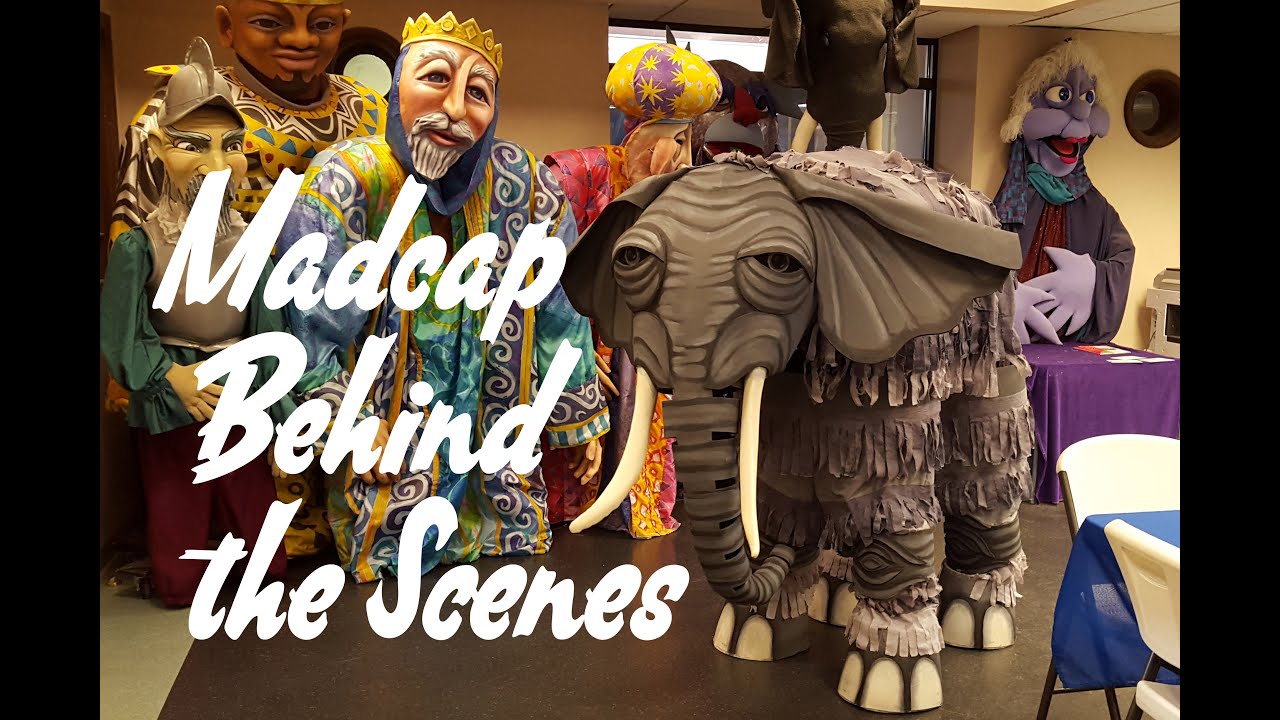 Madcap Behind the Scenes - March of the Elephants & Giraffes for Lion King Jr.