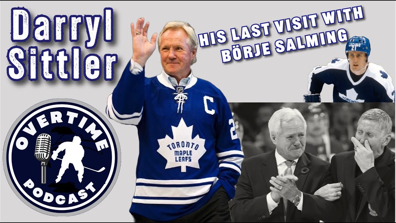 Emotional last visit with friend & teammate, Borje Salming #torontomapleleafs