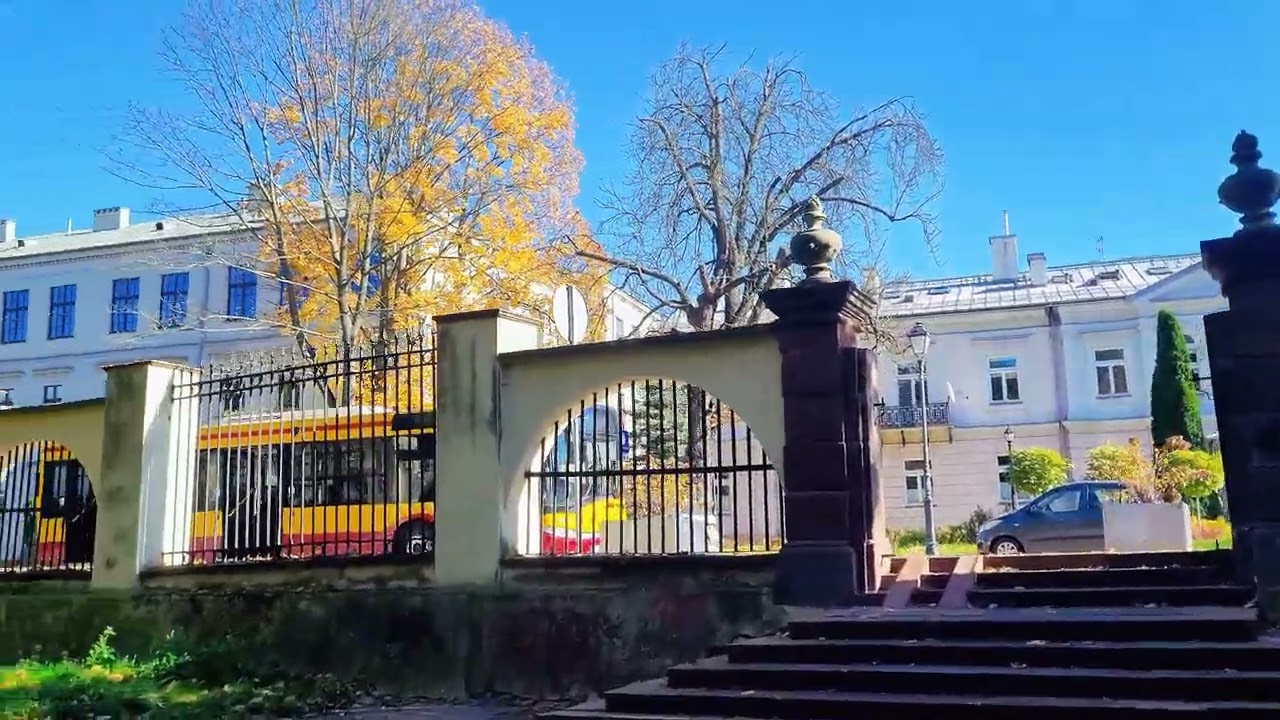 Kielce jesienią Ogród Wolności, Skwer Sendlerowej, park miejski, Wzgórze Zamkowe 23.10.2025  