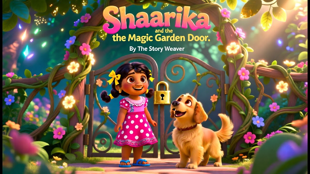 OPEN SESAME! Shaarika Finds a SECRET Magic Garden Door 🚪 | Bedtime Moral Story