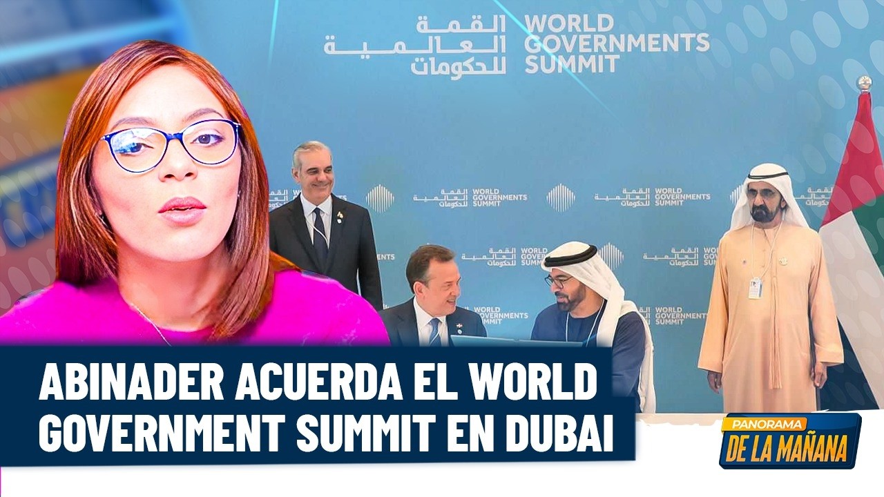Abinader y primer ministro de Emiratos acuerdan World Governments Summit